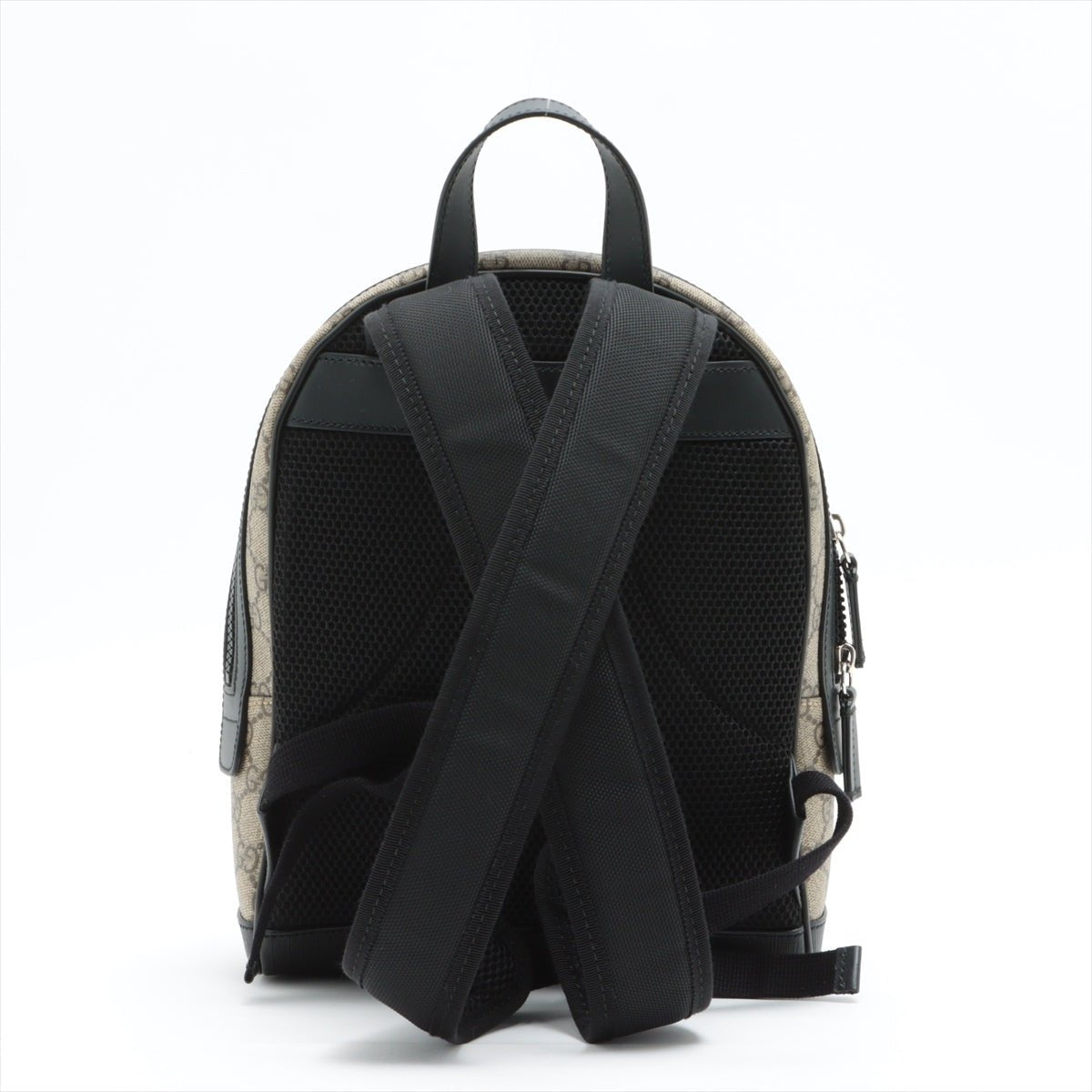 Second hand Gucci GG Supreme Black Backpack - Tabita Bags