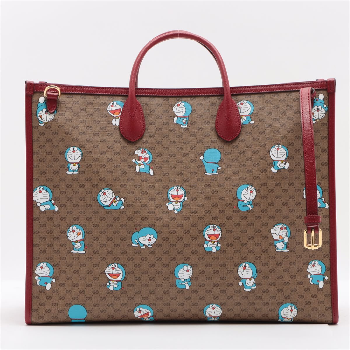 Second hand Gucci GG Supreme Doraemon 2way Beige - Tabita Bags