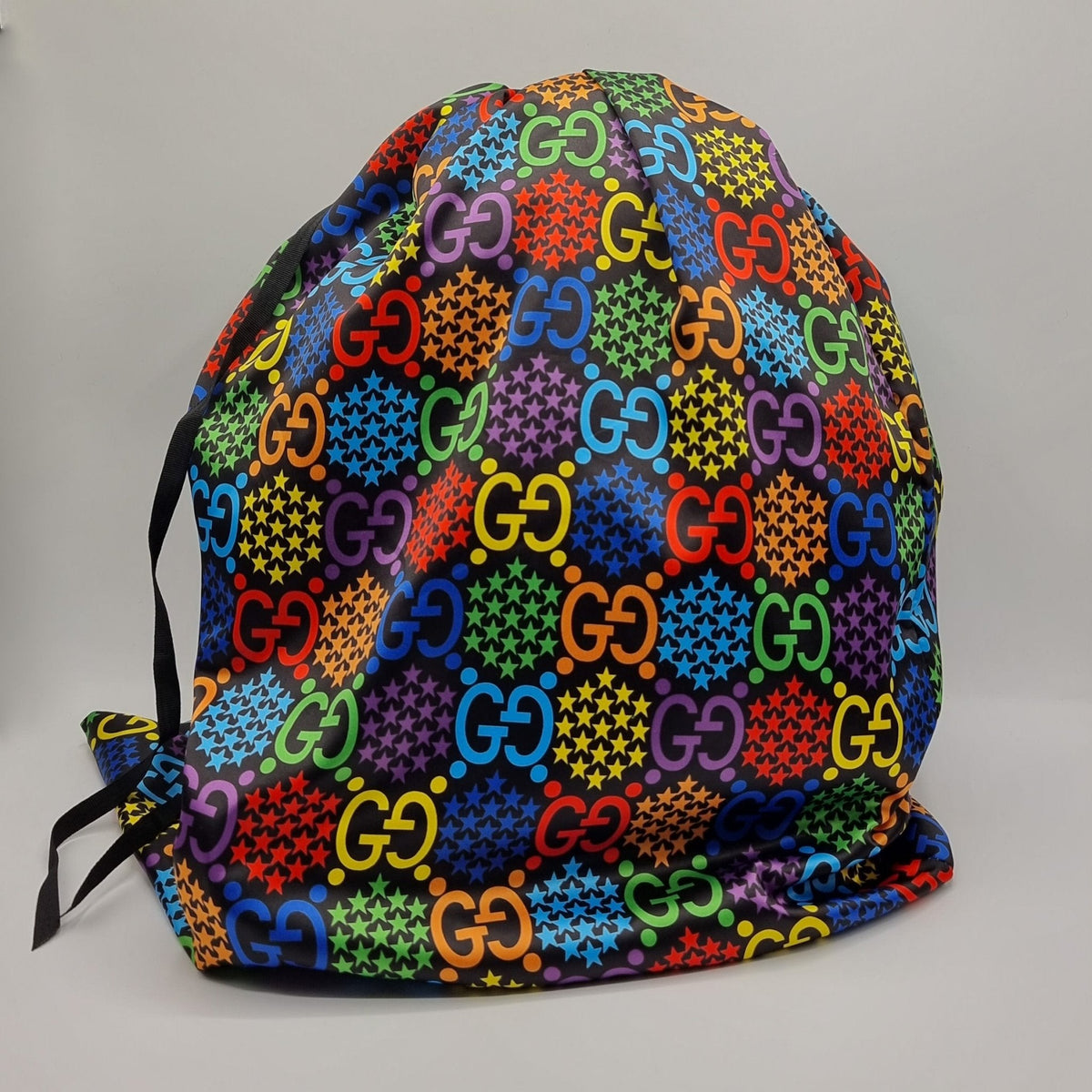 Second hand Gucci GG Supreme Monogram Psychedelic Small Backpack Pink Multicolor - Tabita Bags