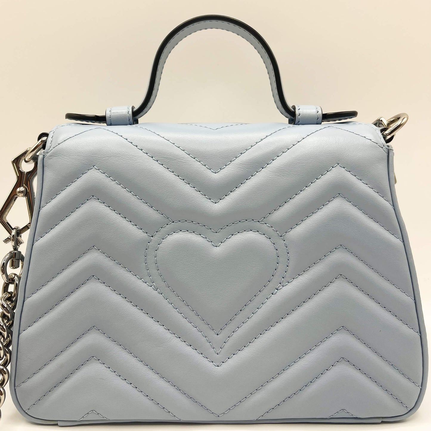 Second hand Gucci Gucci GG Azure Marmont Mini Matelassé Leather - Tabita Bags