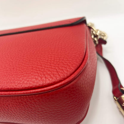 Second hand Gucci Gucci GG Soho Flap Red Leather - Tabita Bags