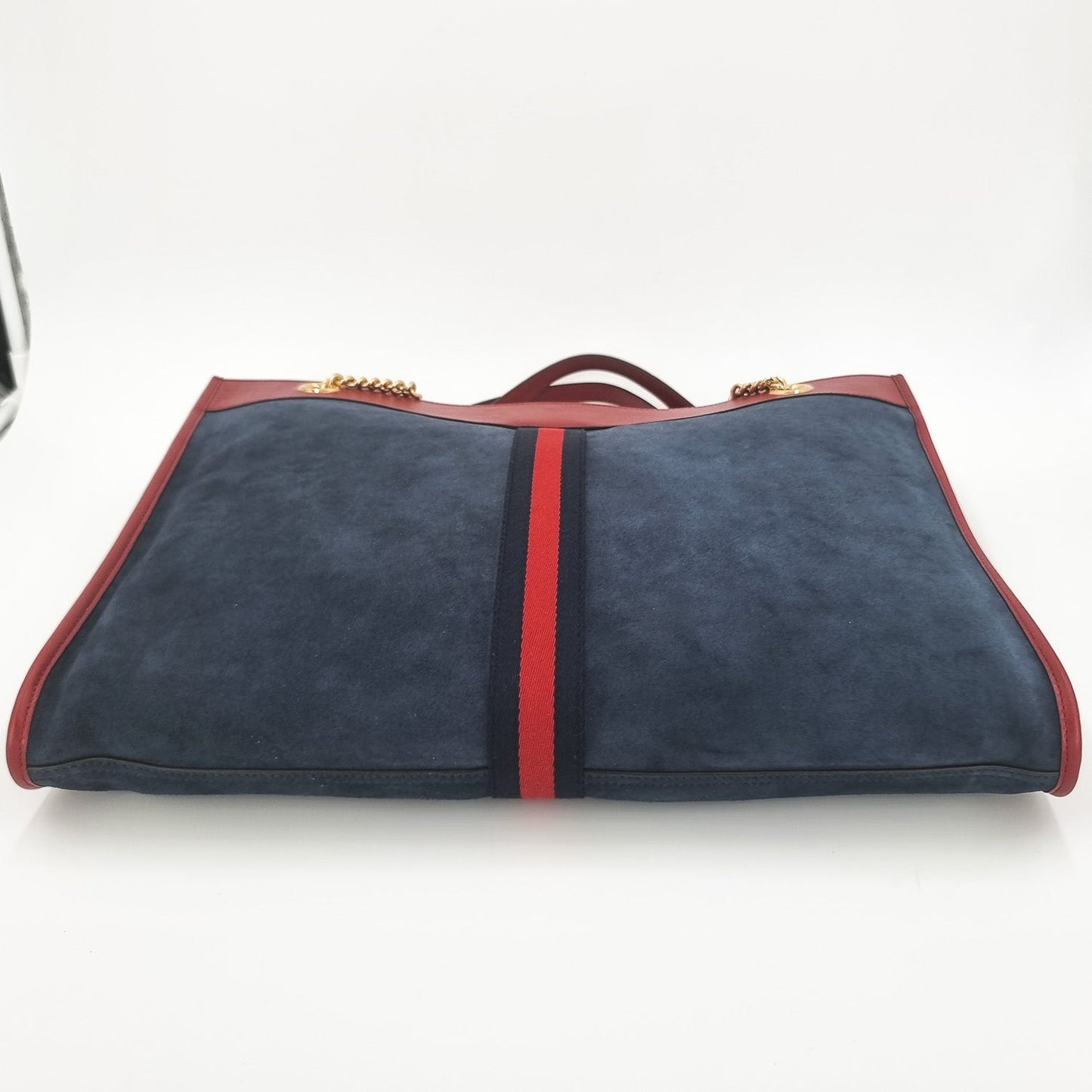 Second hand Gucci Gucci Maxi Rajah Tote Blue & Red - Tabita Bags