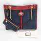 Second hand Gucci Gucci Maxi Rajah Tote Blue & Red - Tabita Bags