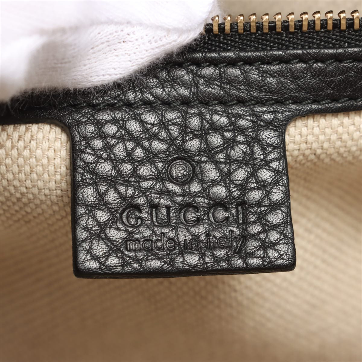 Second hand Gucci Gucci Soho Working Black Leather Tote - Tabita Bags