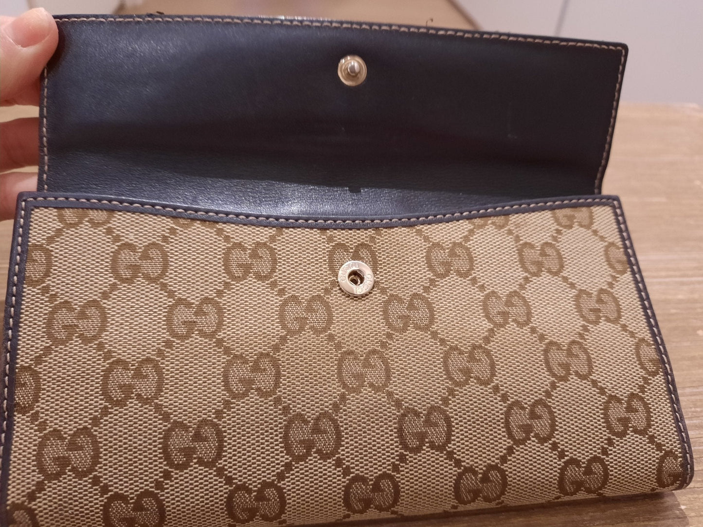 Second hand Gucci Guccissima Beige Marrone Canva Cuore - Tabita Bags