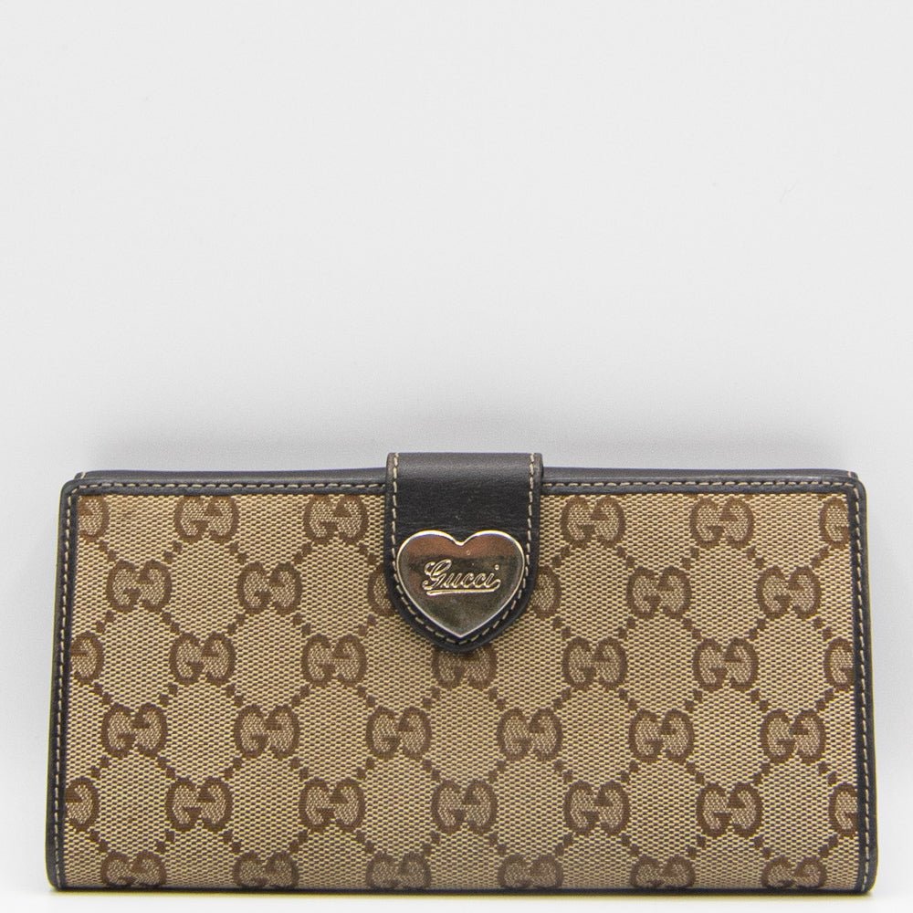 Second hand Gucci Guccissima Beige Marrone Canva Cuore - Tabita Bags