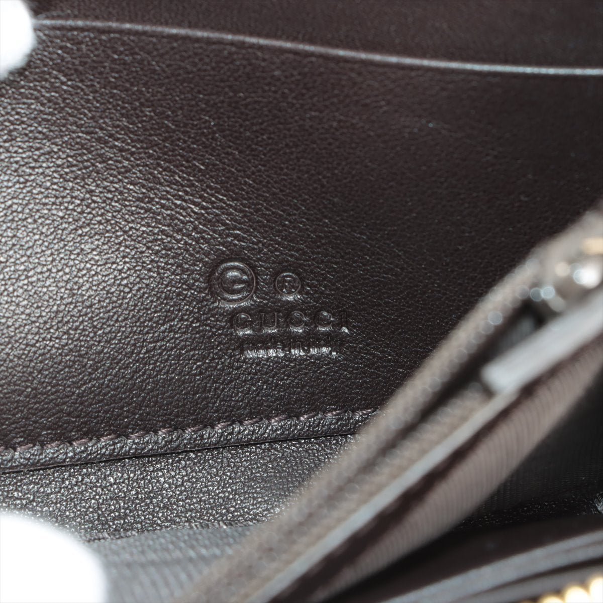 Second hand Gucci Guccissima Black Leather Wallet - Tabita Bags