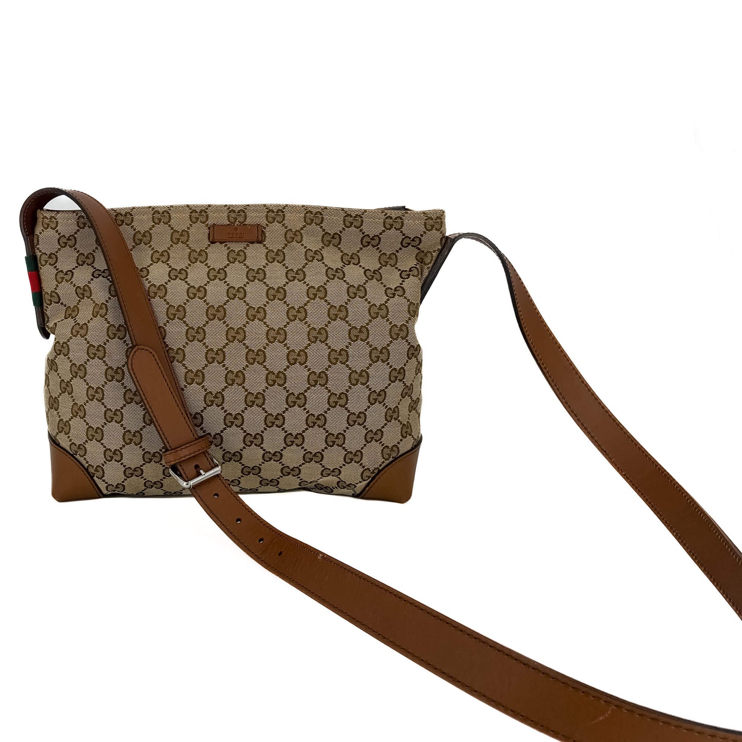 Second hand Gucci Guccissima Medium Canvas 2-Ways Tote Bag GG Supreme - Tabita Bags