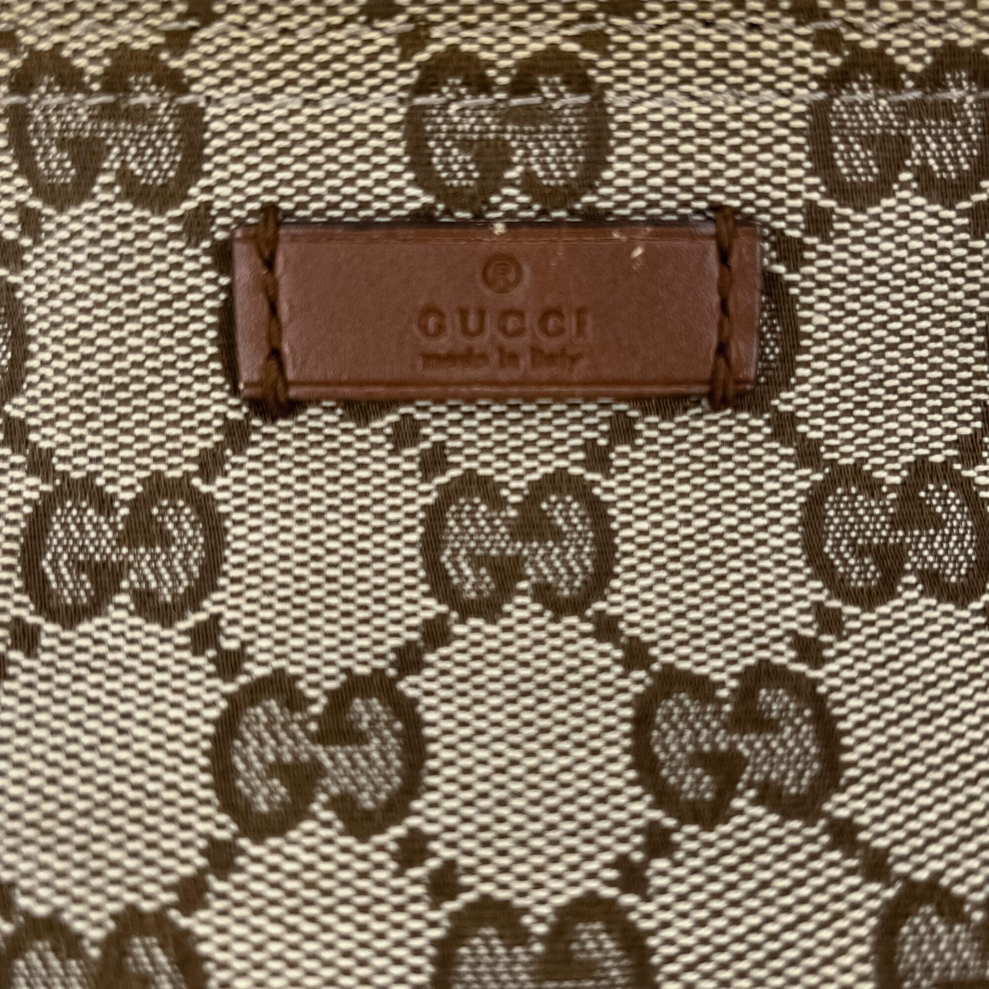 Second hand Gucci Guccissima Medium Canvas 2-Ways Tote Bag GG Supreme - Tabita Bags