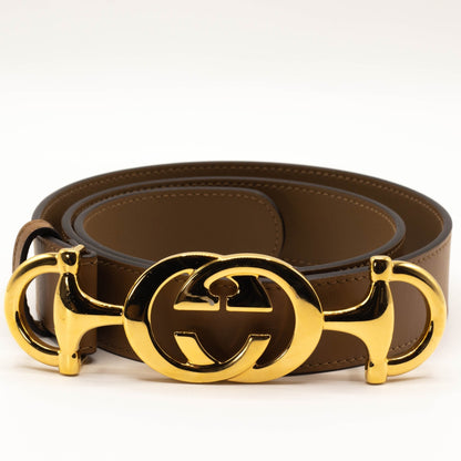 Second hand Gucci Horsebit Interlocking Belt 550122 - Tabita Bags