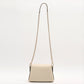 Second hand Gucci Interlocking GG Leather Chain Shoulder Bag Beige - Tabita Bags