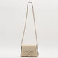 Second hand Gucci Interlocking GG Leather Chain Shoulder Bag Beige - Tabita Bags