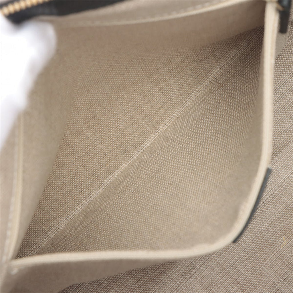 Second hand Gucci Leather Tote Calfskin GG Charm Black - Tabita Bags