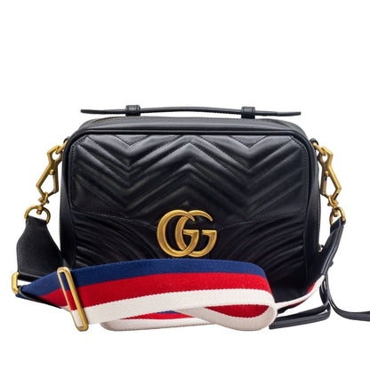 Second hand Gucci Marmont GG Matelasse Top Handle Bag - Tabita Bags