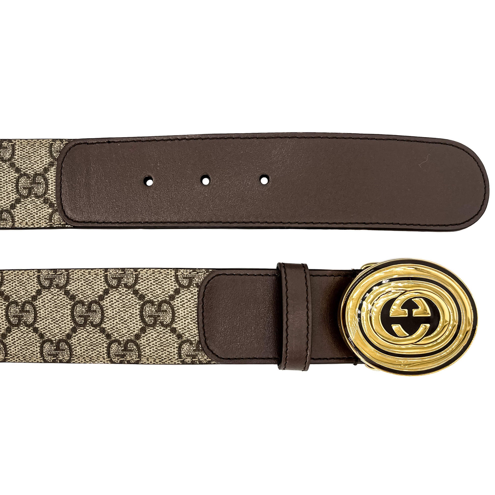 Second hand Gucci Medium Belt Canvas 75/30 GG Supreme - Tabita Bags