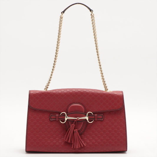 Second hand Gucci Micro Guccissima Red Leather - Tabita Bags