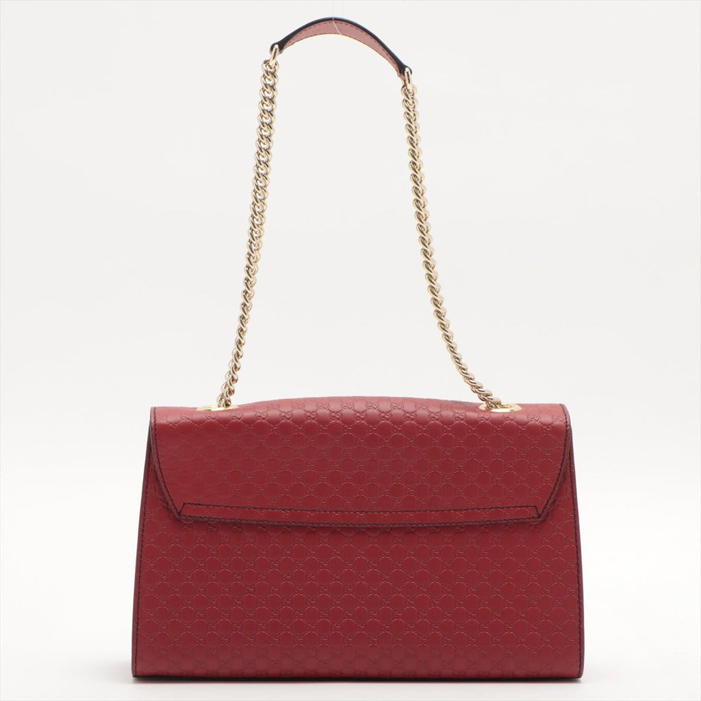Second hand Gucci Micro Guccissima Red Leather - Tabita Bags