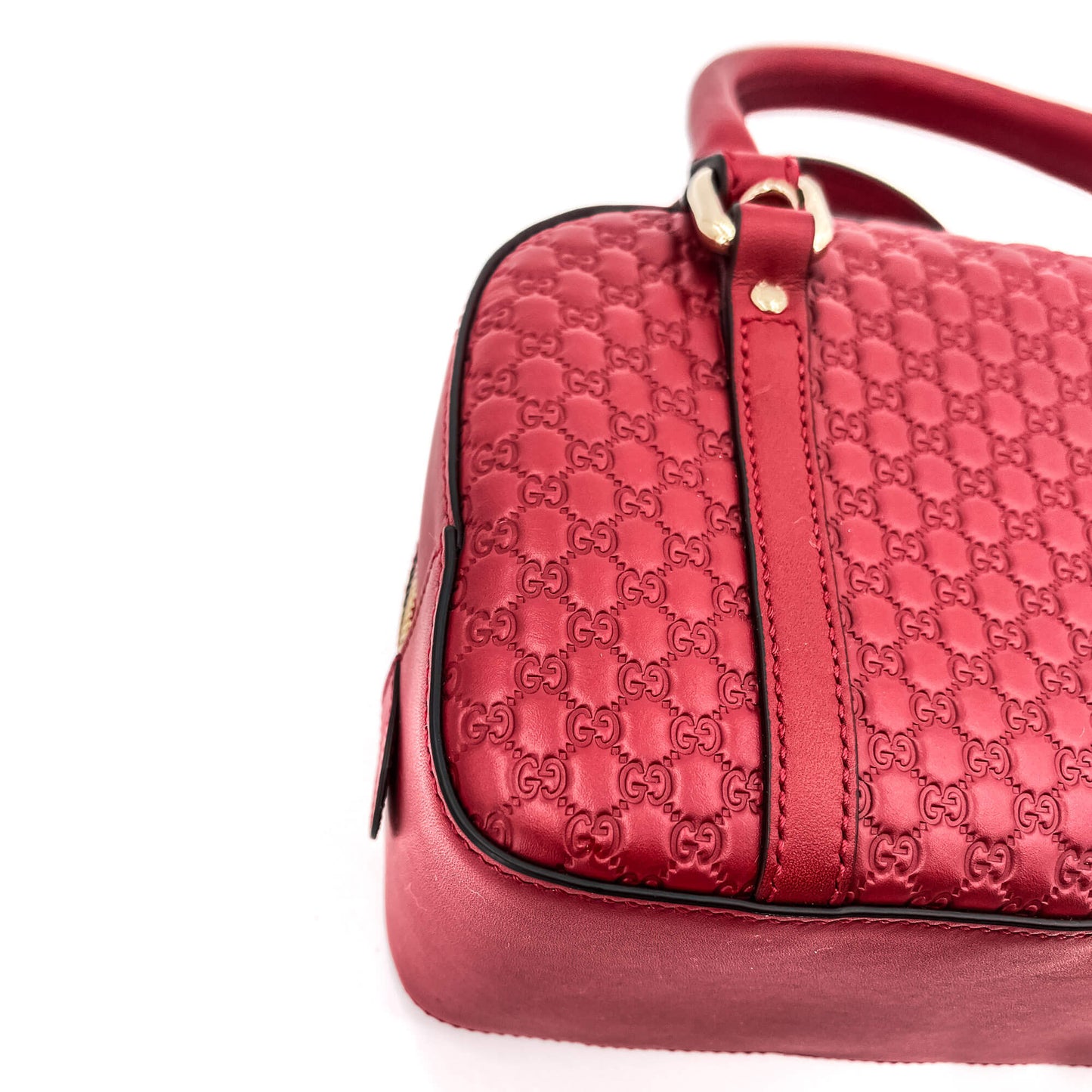 Second hand Gucci Mini Trunk Guccissima Leather Red - Tabita Bags