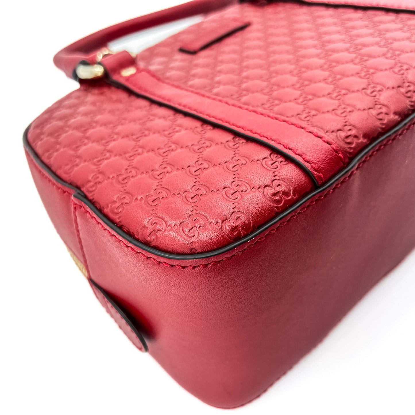 Second hand Gucci Mini Trunk Guccissima Leather Red - Tabita Bags