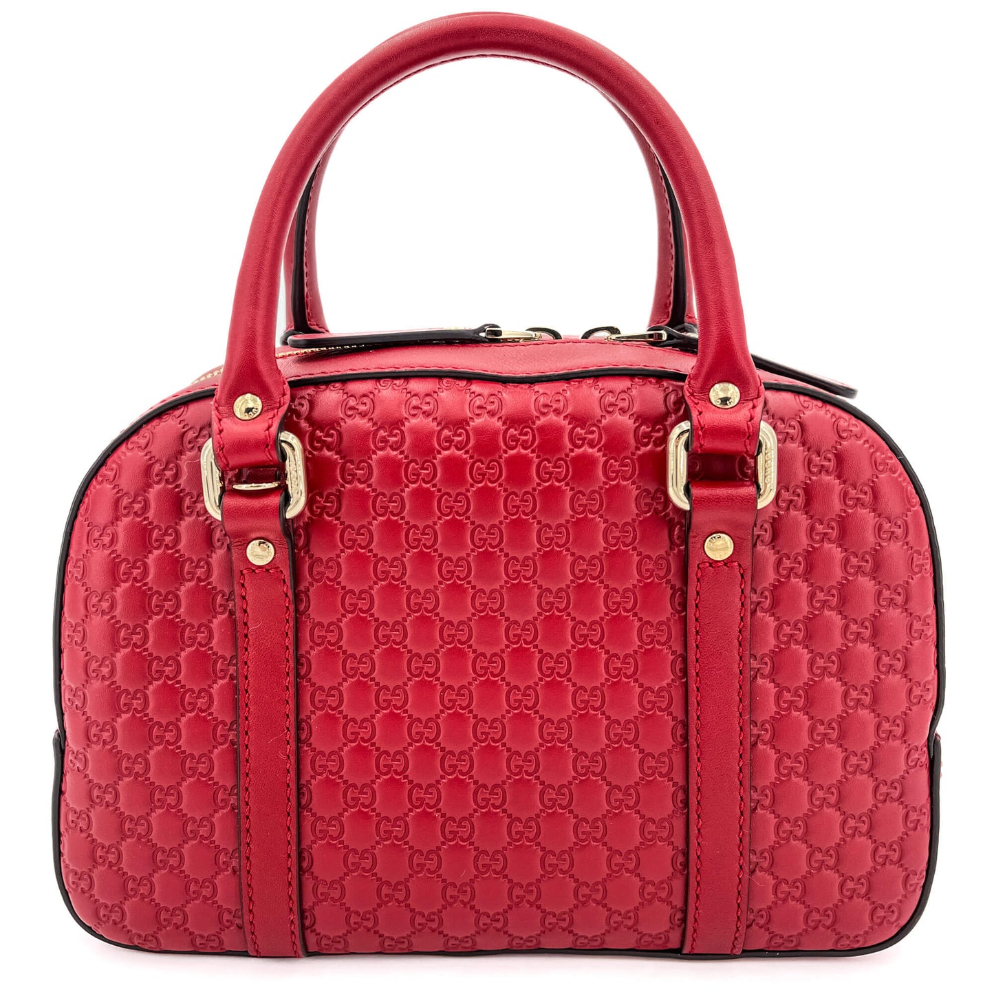 Second hand Gucci Mini Trunk Guccissima Leather Red - Tabita Bags