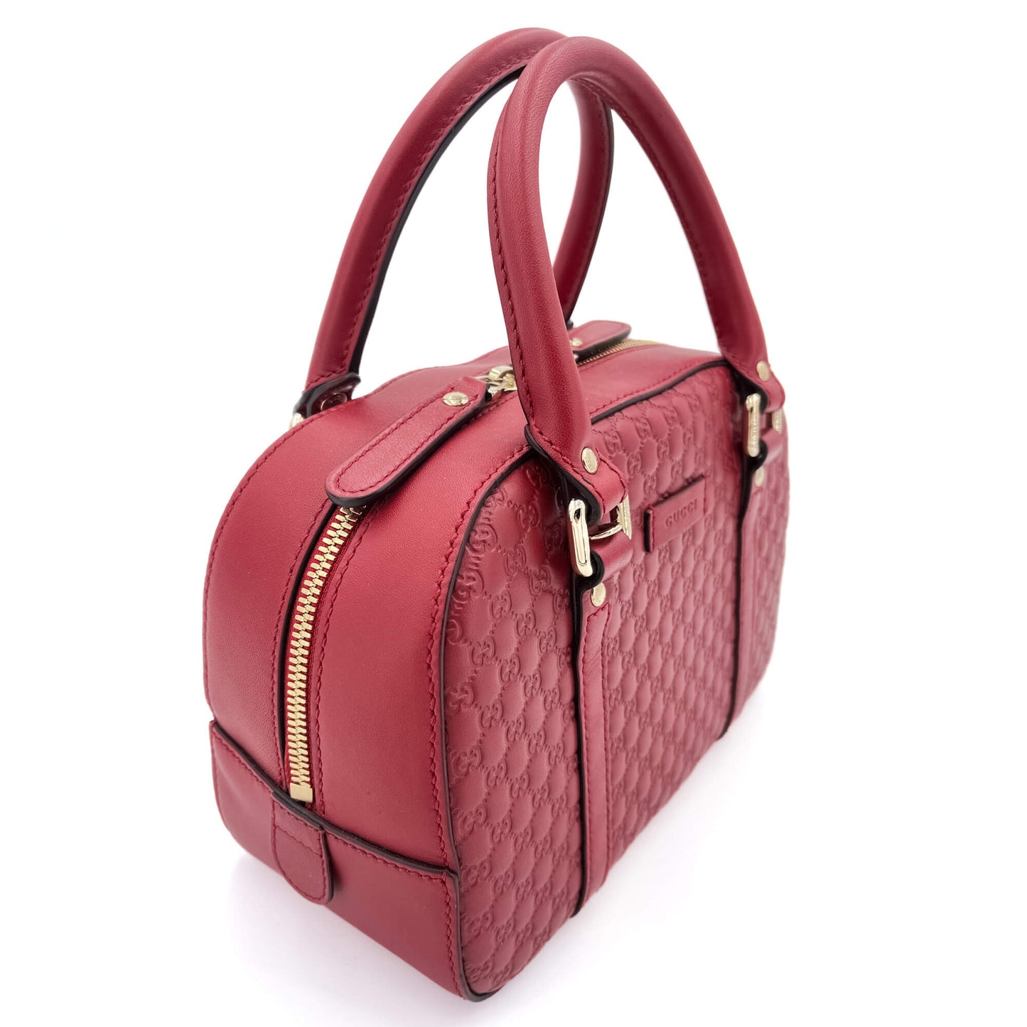 Second hand Gucci Mini Trunk Guccissima Leather Red - Tabita Bags