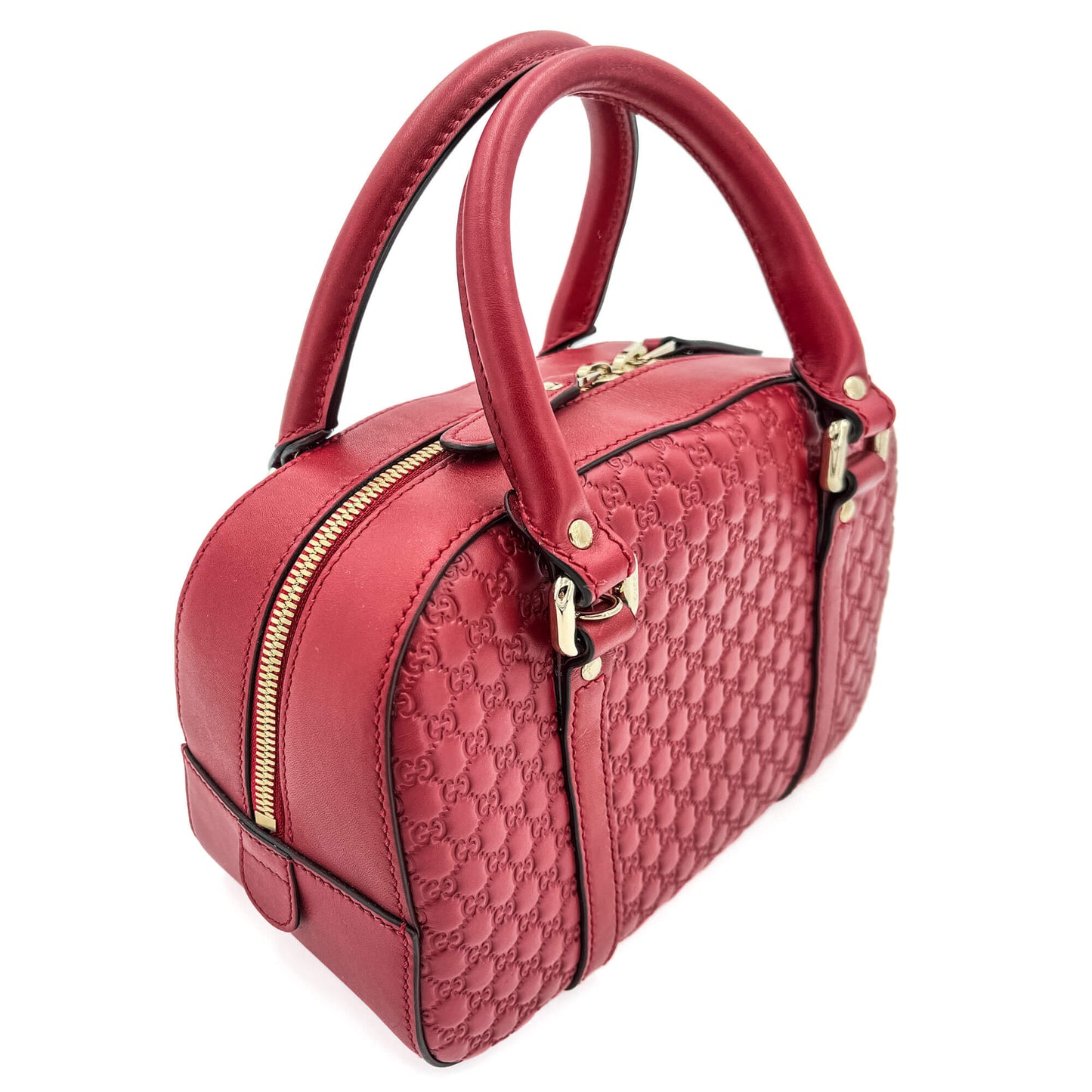 Second hand Gucci Mini Trunk Guccissima Leather Red - Tabita Bags