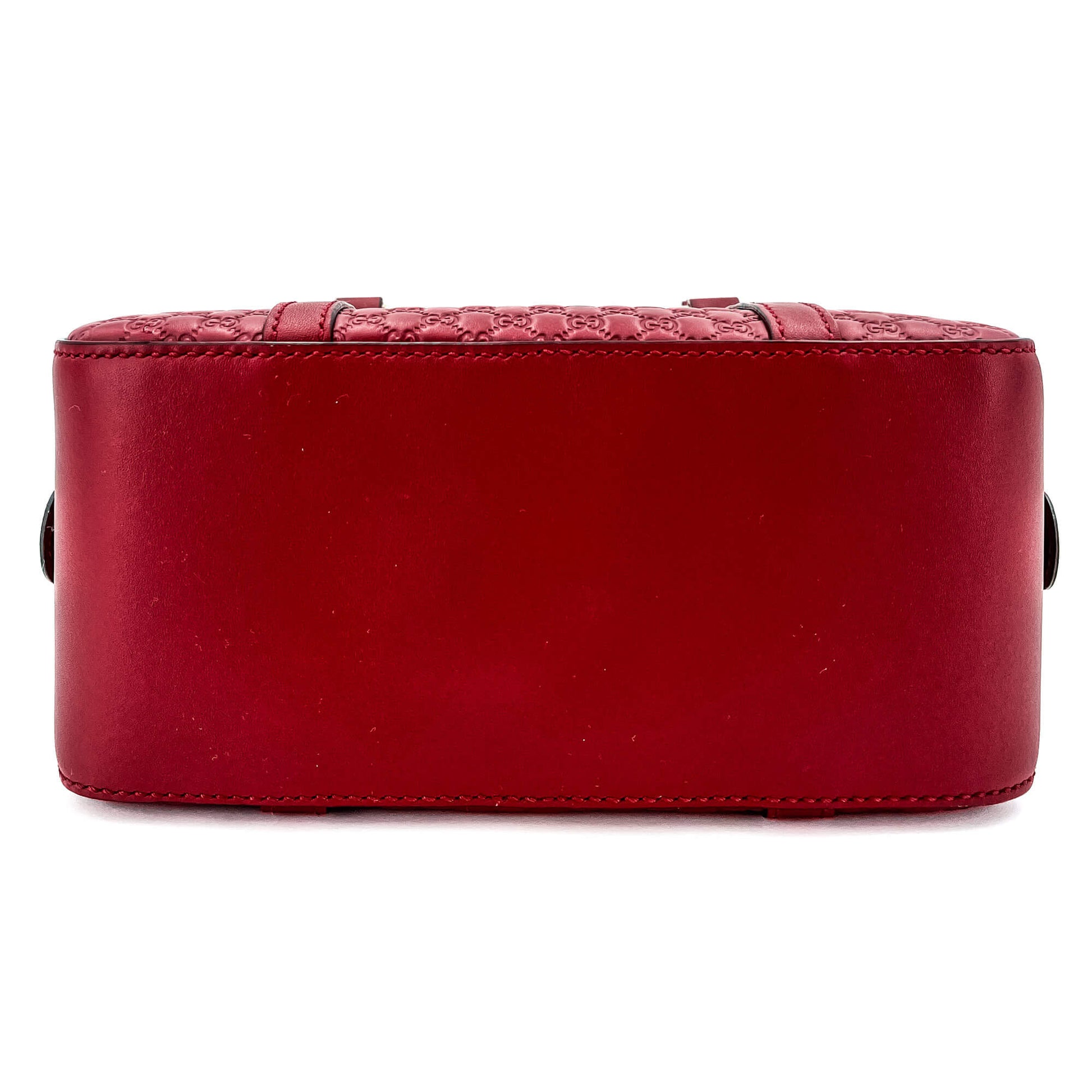 Second hand Gucci Mini Trunk Guccissima Leather Red - Tabita Bags