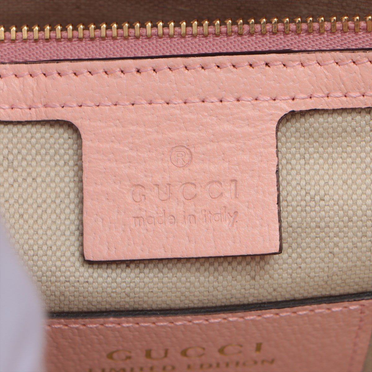 Second hand Gucci New Jackie Flora Pink Canvas Leather Limited Edition - Tabita Bags