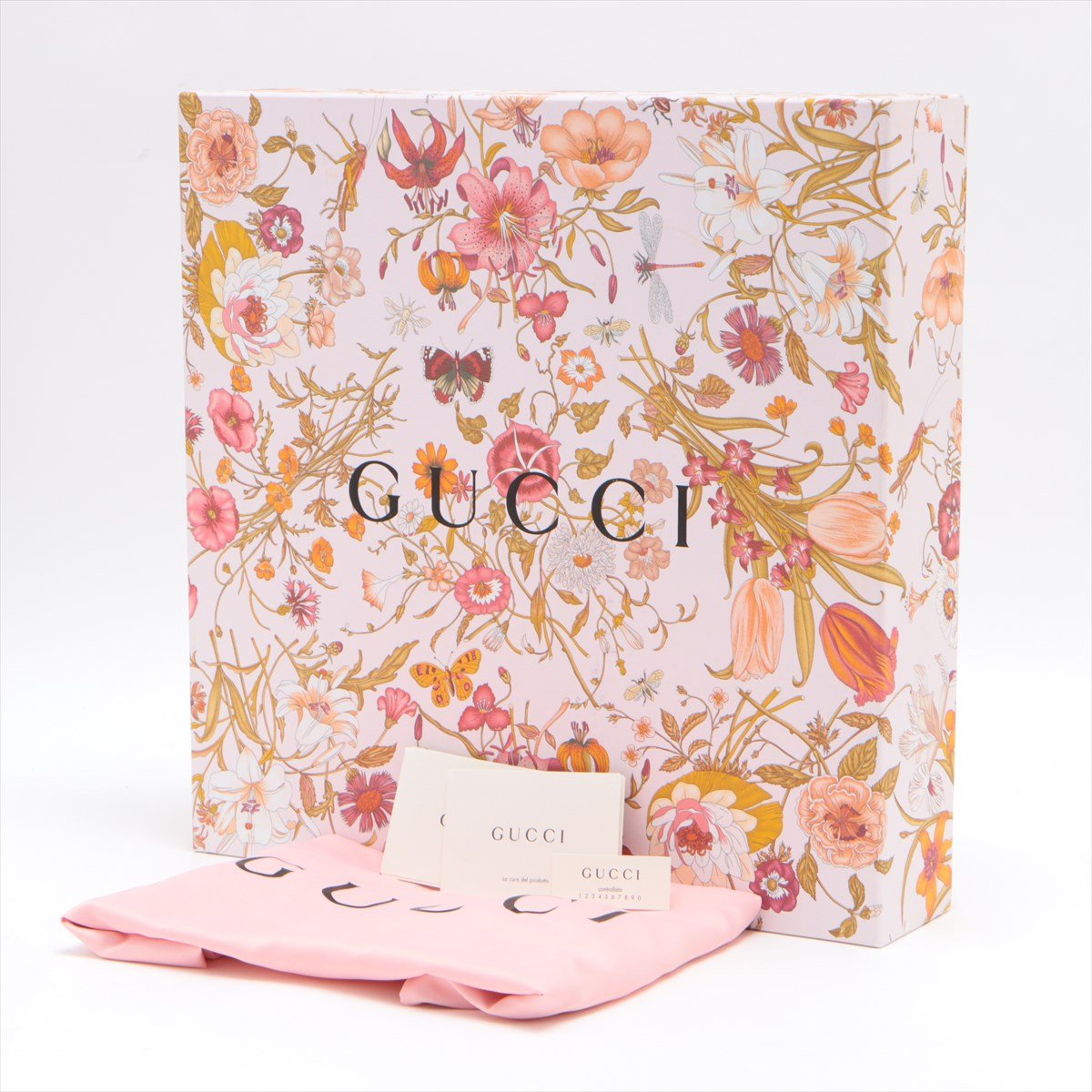 Second hand Gucci New Jackie Flora Pink Canvas Leather Limited Edition - Tabita Bags