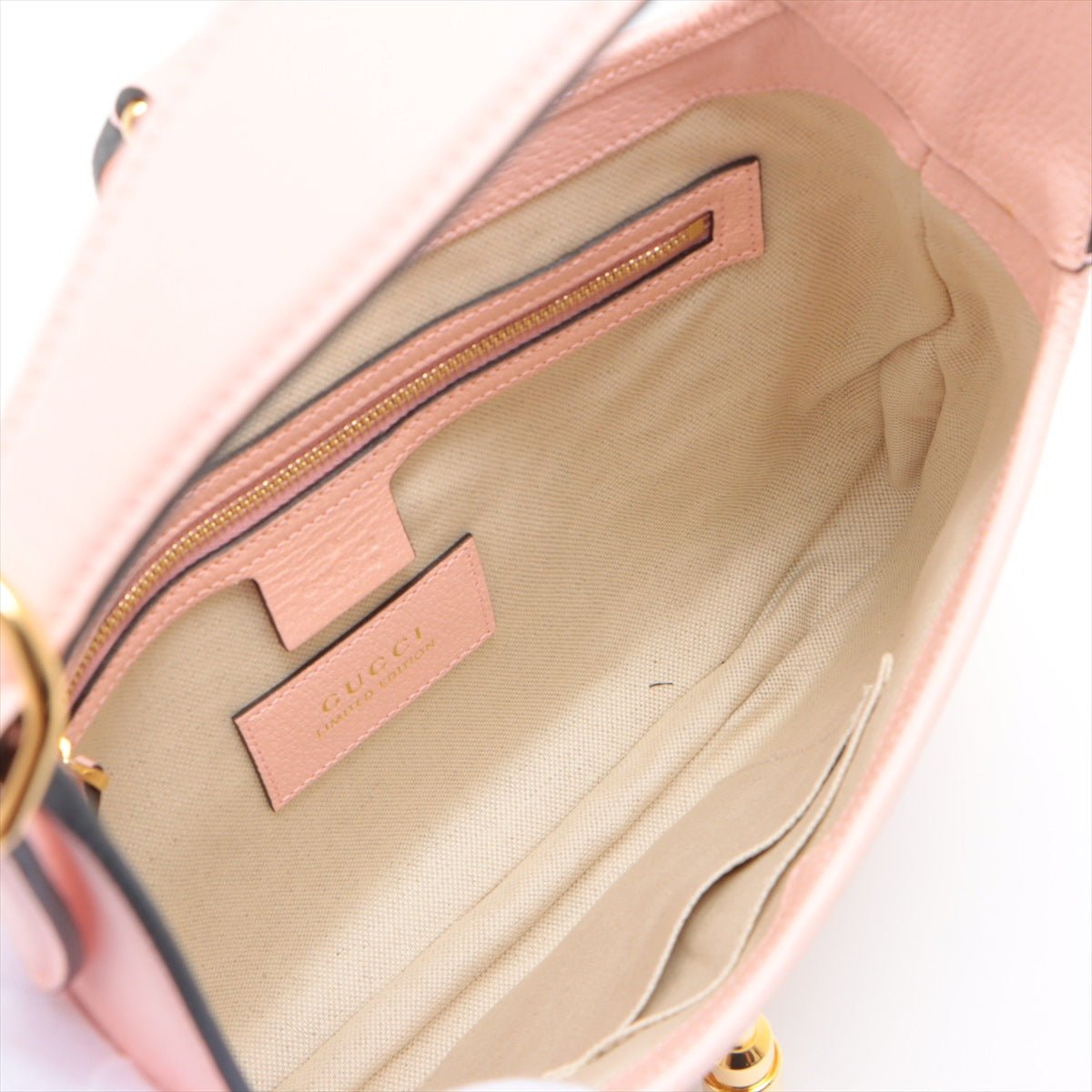 Second hand Gucci New Jackie Flora Pink Canvas Leather Limited Edition - Tabita Bags