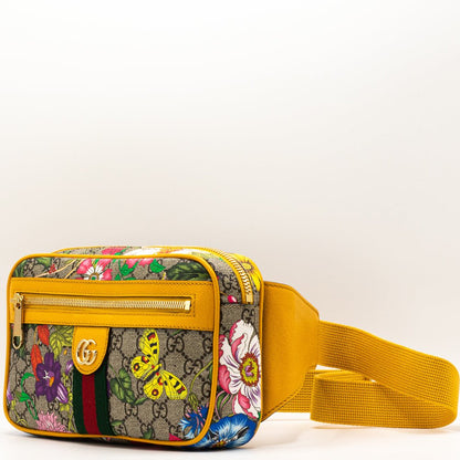 Second hand Gucci Ophidia GG Flora Crossbody Belt - Tabita Bags