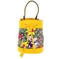 Second hand Gucci Ophidia GG Flora Small Yellow Limited Edition Bucket Bag - Tabita Bags