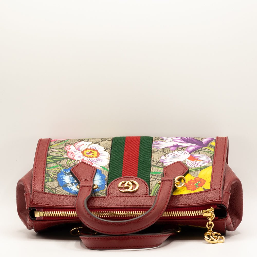 Second hand Gucci Ophidia GG Flora Tote Bag - Tabita Bags