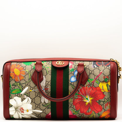 Second hand Gucci Ophidia GG Flora trunk - Tabita Bags