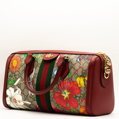 Second hand Gucci Ophidia GG Flora trunk - Tabita Bags