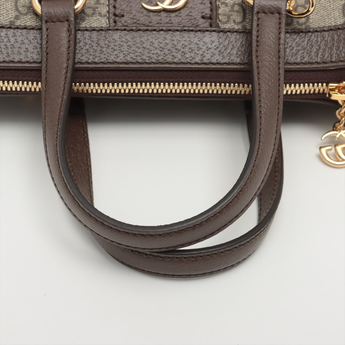 Second hand Gucci Ophidia GG Small 2-Way Brown Tote Bag - Tabita Bags