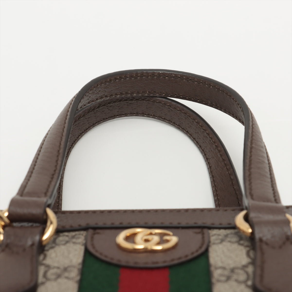 Second hand Gucci Ophidia GG Small 2-Way Brown Tote Bag - Tabita Bags