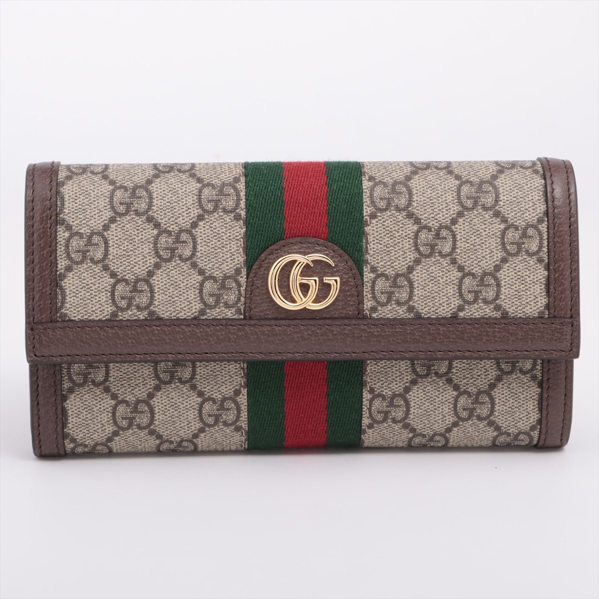 Second hand Gucci Ophidia GG Supreme Continental Wallet - Tabita Bags