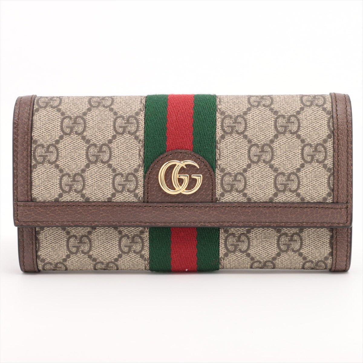 Second hand Gucci Ophidia GG Supreme Continental Wallet - Tabita Bags