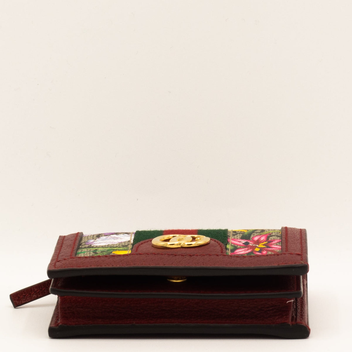 Second hand Gucci Ophidia Red Supreme GG Flora Wallet - Tabita Bags