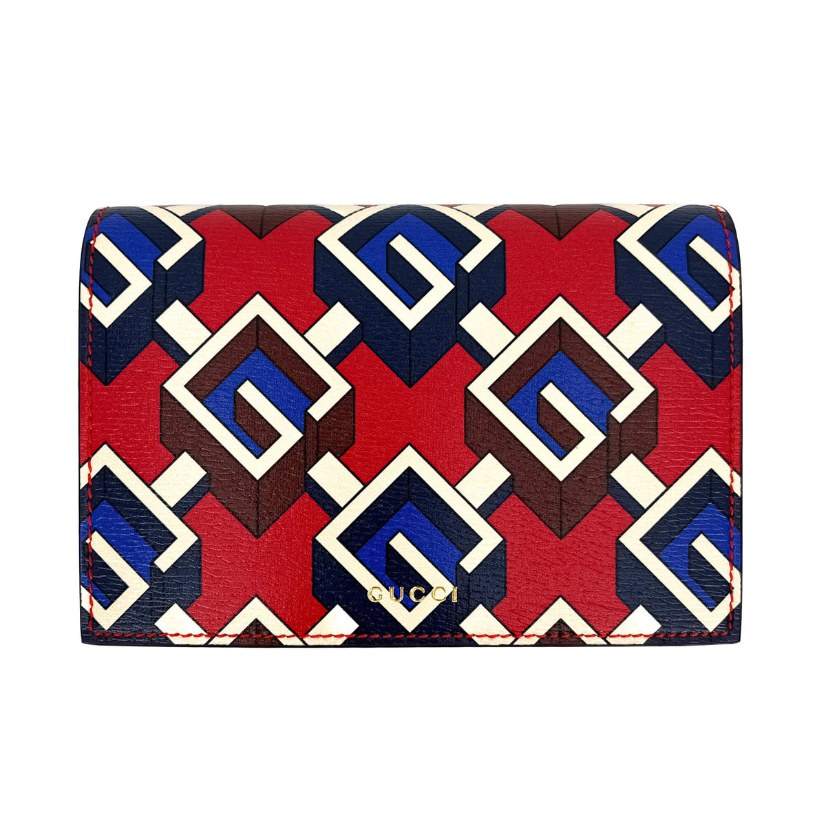 Second hand Gucci Ouverture Demetra Canvas Case Geometric G - Tabita Bags