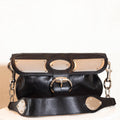 Second hand Gucci Romy Leather Medium Shoulder Bag Black - Tabita Bags