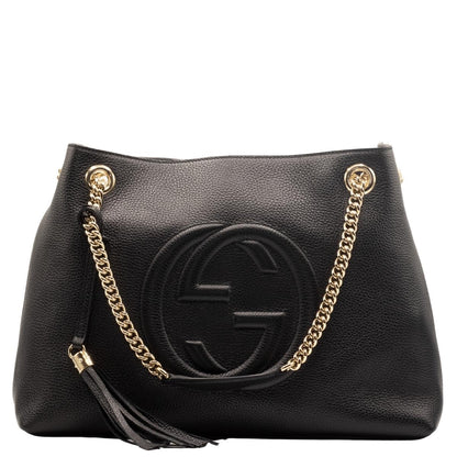 Second hand Gucci Soho Chain Black Leather - Tabita Bags