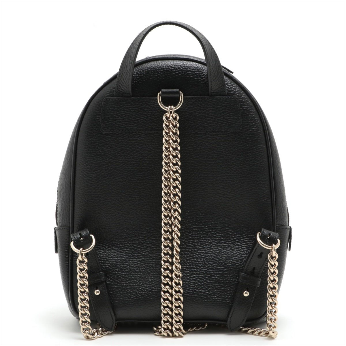 Gucci Soho Interlocking Backpack Black Leather Tabita Bags