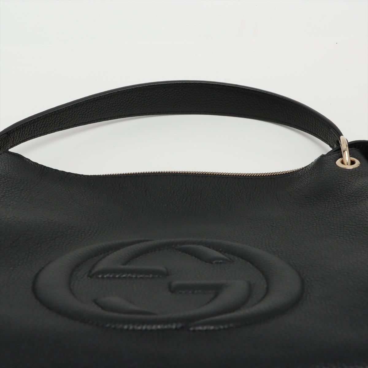 Second hand Gucci Soho Leather 2-Way Black Shoulder Bag - Tabita Bags