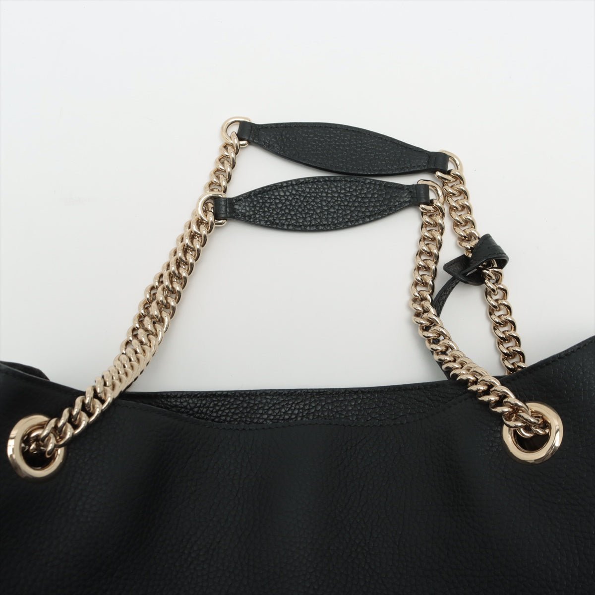 Second hand Gucci Soho Leather Chain Black Tote - Tabita Bags