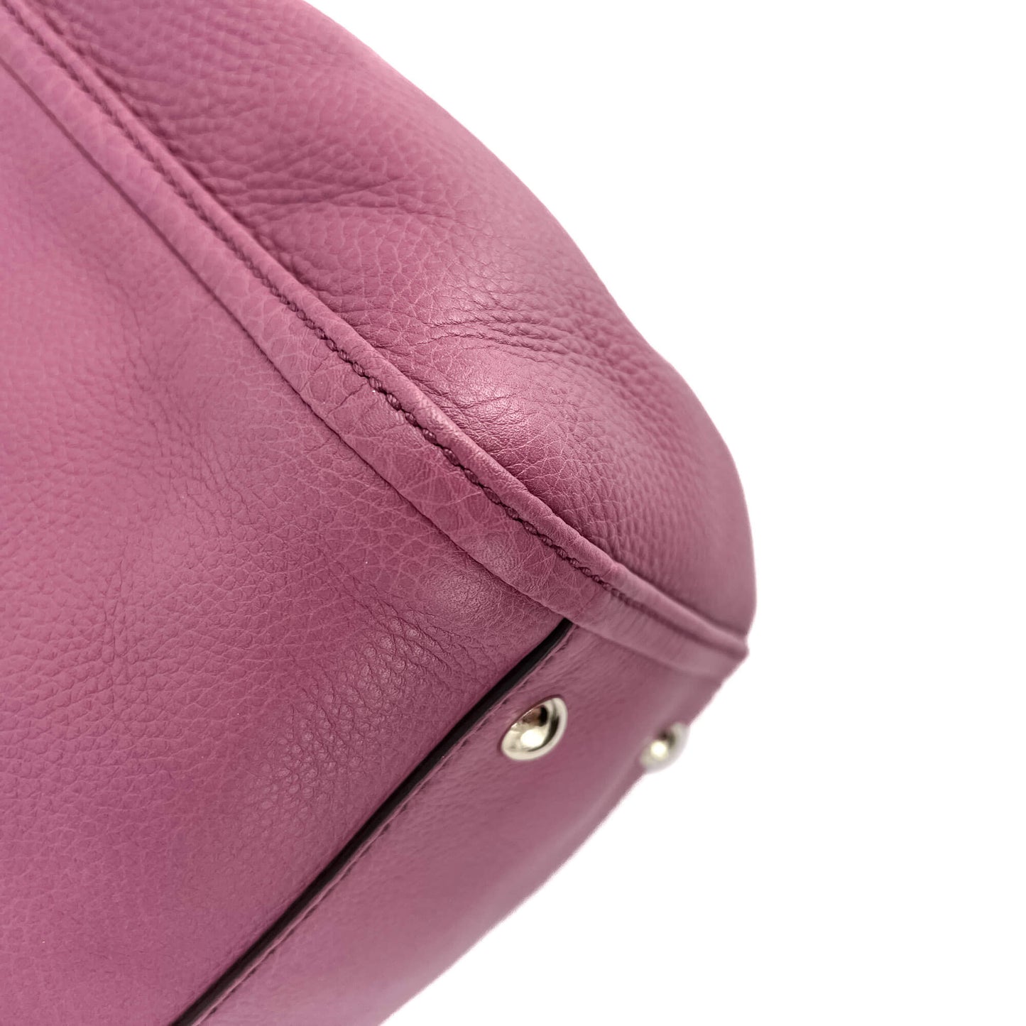 Second hand Gucci Soho Medium Leather Shoulder Bag Pink - Tabita Bags