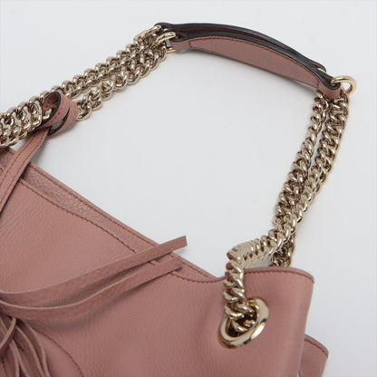 Second hand Gucci Soho Pink Leather Chain Bag - Tabita Bags