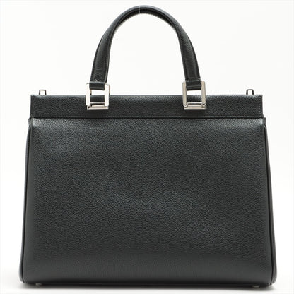 Second hand Gucci Zumi Black Leather 2-way Handbag - Tabita Bags