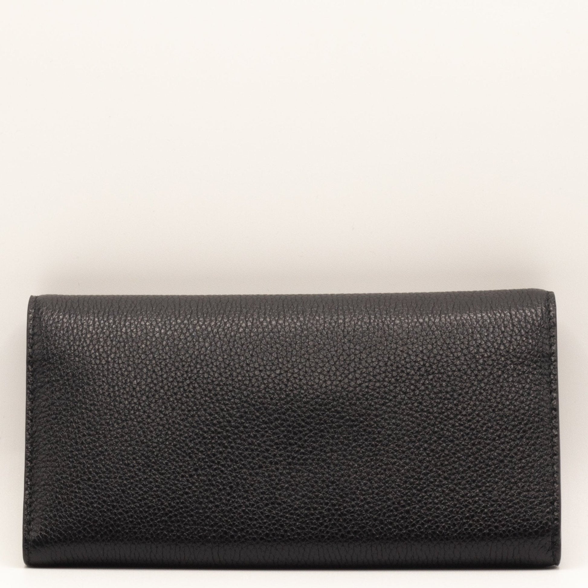 Second hand Gucci Zumi Posillipo Black Leather woman wallet 573612 - Tabita Bags